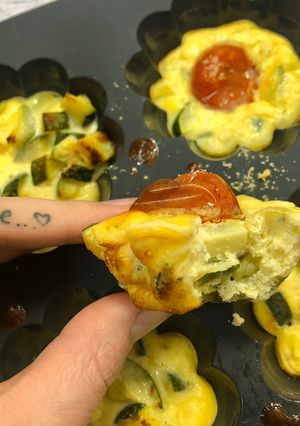 Une photo de Flan courgettes healthy