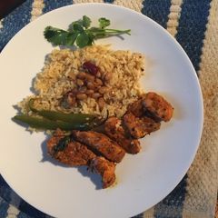 A picture of Spicy Salmon Fish Kabobs.
