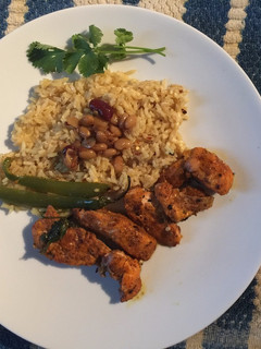 A picture of Spicy Salmon Fish Kabobs.
