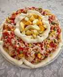 Corona de salpicón de pollo