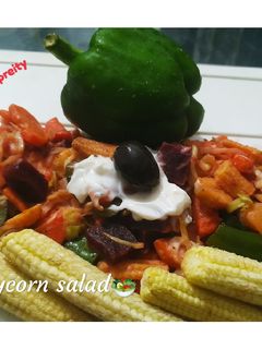 મિક્સ વેજ બેબી કોર્ન સલાડ (Mix Veg Baby Corn Salad Recipe In Gujarati) રેસીપી મુખ્ય ફોટો