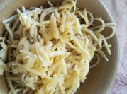 A picture of creamy garlic pasta