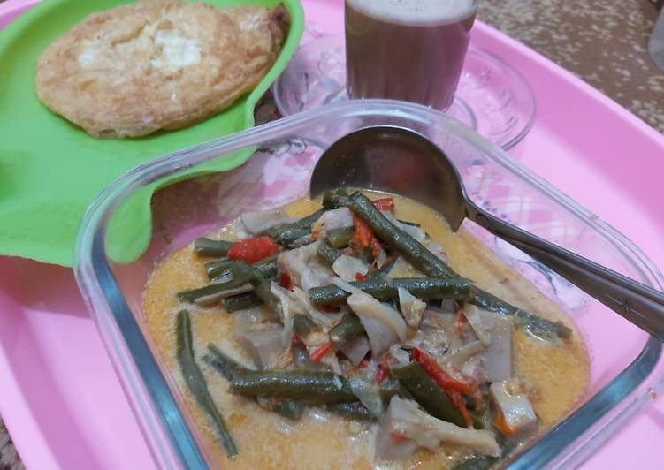 Cara memasak Lodeh tewel yang simpel