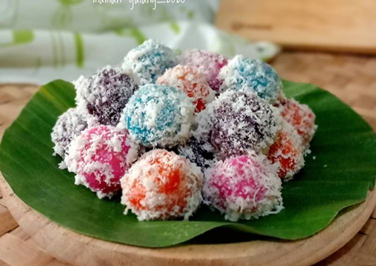 Klepon warna warni