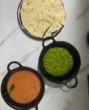 Tomato beet kadhi & Palak khichdi