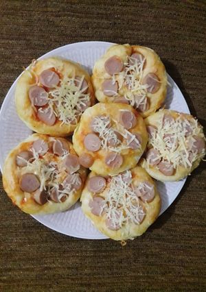 Foto resep Pizza sosis ayam mini