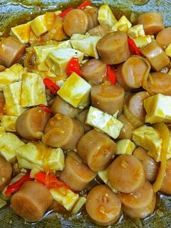 Foto resep Sosis tahu asam manis