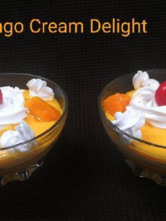મેંગો ક્રીમ ડીલાઈટ (Mango Cream Delight Recipe in Gujarati) રેસીપી મુખ્ય ફોટો
