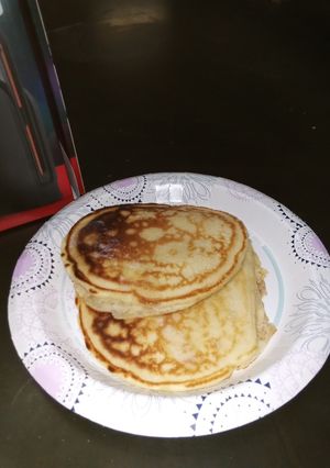 A picture of Yummy pancakes.
