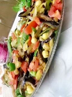 صورة لوصفة مقبلات الباذنجانية 😍😍❤️❤️