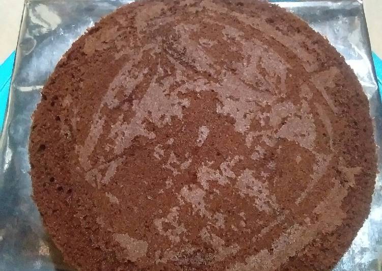 Langkah Mudah untuk Menyiapkan # 5 Base cake coklat, Sempurna