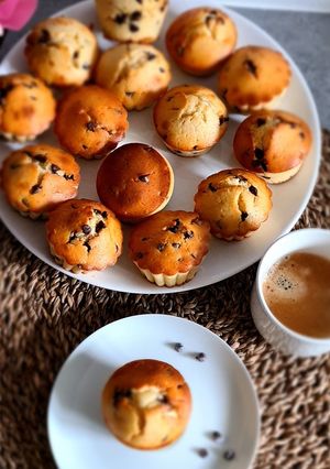 Une photo de Muffins aux pépites de chocolat