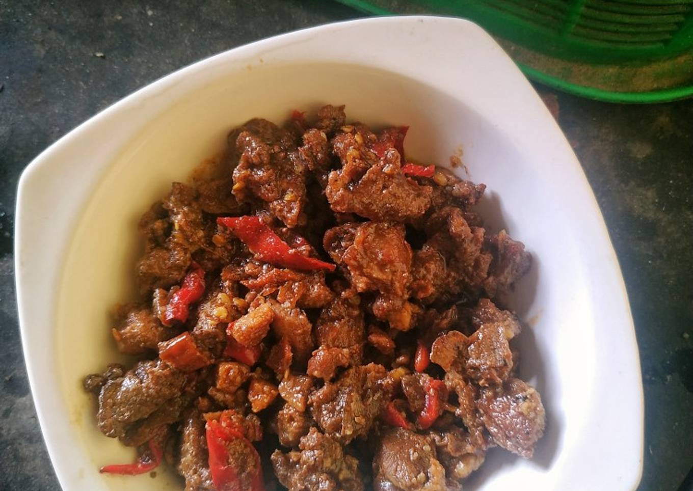 Daging kecap pedas
