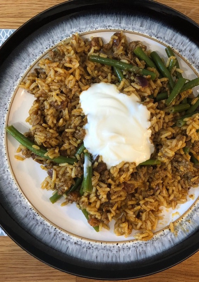 A picture of Easy lamb biryani.