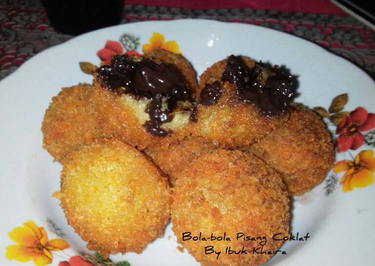 Bola-bola Pisang Coklat Lumer