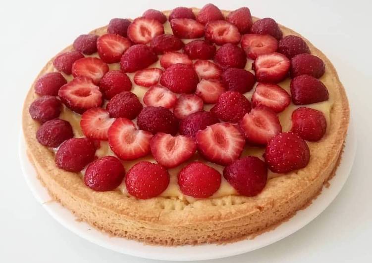 Crostata di fragole per la festa della mamma!