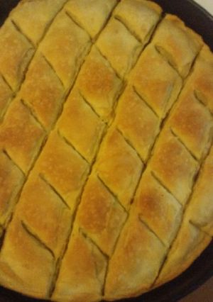 صورة لوصفة الفطير باللحمة
