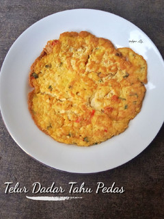 Foto resep Telur Dadar Tahu Pedas
