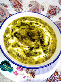 عکسی از دستور آش اسفناج