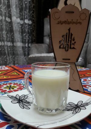 صورة لوصفة الحلبه بالحليب زى المحلات بالظبط
