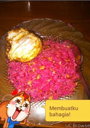 Foto resep Nasi Goreng Buah Naga Merah