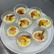 Tiger prawns, coconut and mango salsa