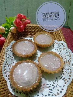 Foto resep Pie Strawberry #Ketopad_CP_AnekaPieKeto