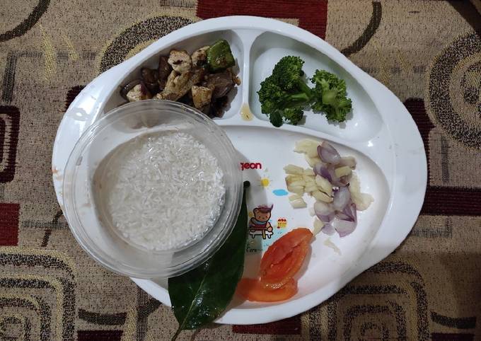 MPASI 6+ Bubur Hati Ayam Brokoli #mpasi6bulan #slowcooker