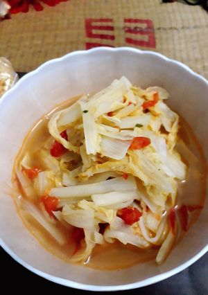 Hình của món Cải thảo xào 🍅.