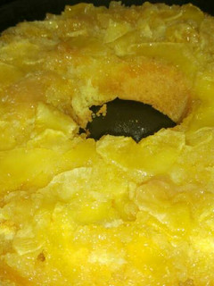 Una foto de Tarta invertida de manzanas