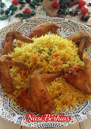 Gambar Nasi Berhias #(Maraton Ramadhan)