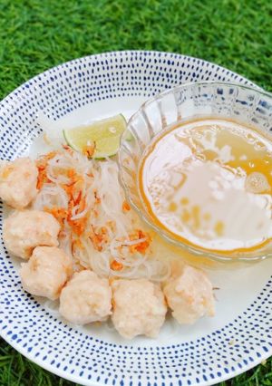 Foto resep Bakso Udang + Kuah kaldu udang