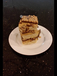 A picture of Millionaire Bars (Caramel Shortbread Bars).
