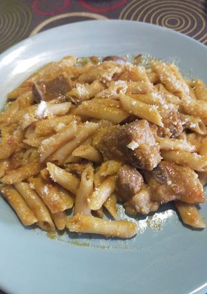 Una foto de Macarrones con costilla en Olla GM Deluxe