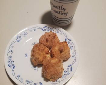 The New Way Serving Recipe Air Fryer Cinnamon Biscuit Bites Very Delicious