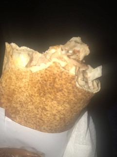 A picture of Homemade shawarma.