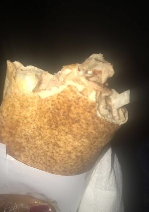 A picture of Homemade shawarma.