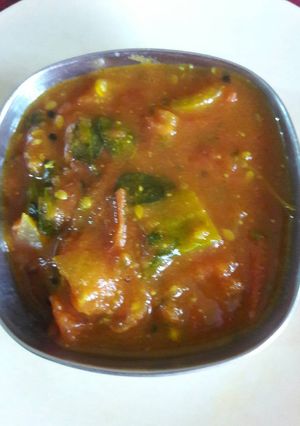 A picture of Tomato mirchi chutney.