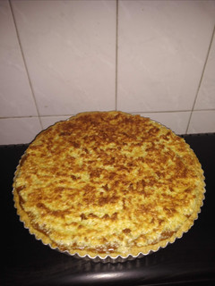 Una foto de Tarta de coco y dulce de leche