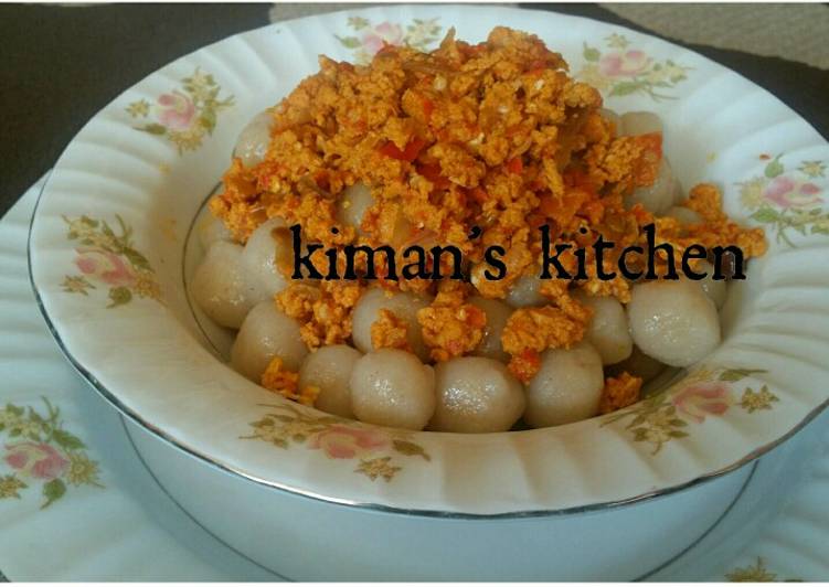 Simple Way to Make Tasty Dan'sululu with egg sauce Cooking Basics for Beginners