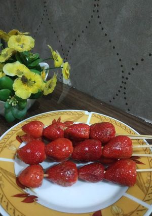Foto resep Tanghulu | Permen Strawberry Korea