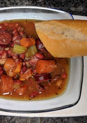 A picture of Red Beans With Ham Hocks Instant Pot IP.