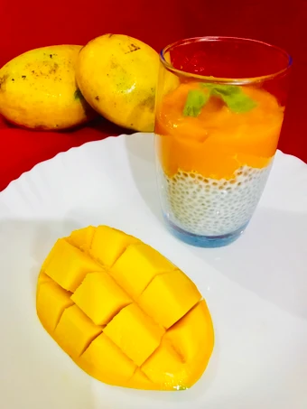 Easy Way Prepare Mango chia Pudding the Awesome  You can take Joss in your mouth