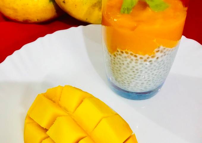 Mango chia Pudding