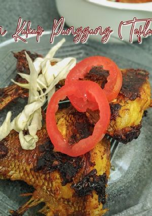Foto resep Ikan Kakap Panggang (Teflon)