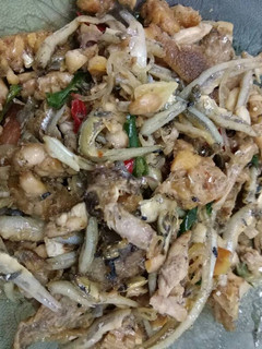 Foto resep Tumis teri ayam tempe