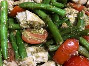 A picture of pesto sauce