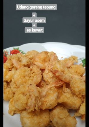 Foto resep Udang goreng krispy no 🥚, no tepung bumbu