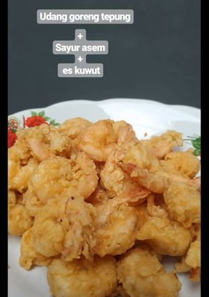 Foto resep Udang goreng krispy no 🥚, no tepung bumbu