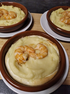 Una foto de Puré de patata con all-i-oli